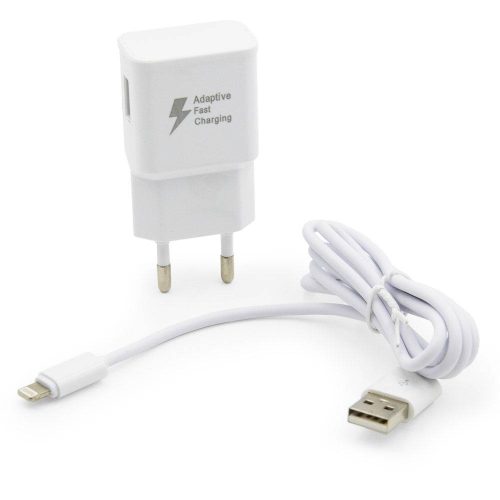 USB-Lightning töltőkábel és gyorstöltő adapter - 90 cm