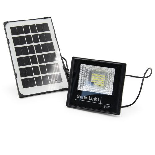 30W napelemes LED reflektor - távirányítóval, IP67 védelemmel
