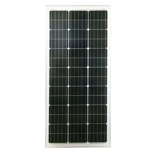 Monokristályos napelem panel - 67x42x2,5 cm, 40W