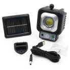 Kültéri COB LED napelemes fali lámpa, mozgásérzékelővel (JX-966A)