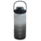 Színátmenetes kulacs, 2000 ml - fekete tetővel