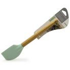 Szilikon spatula fa nyéllel - 29 cm
