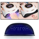 Időzíthető UV/LED műkörmös lámpa, rosegold-fehér