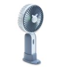 Hordozható kézi ventilátor LED fénnyel és asztali talppal (DD5612)