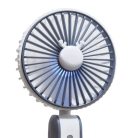 Hordozható kézi ventilátor LED fénnyel és asztali talppal (DD5612)