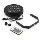 9 FLAT RGB LED discofény és reflektor