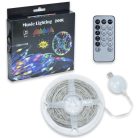 20 méteres LED szalag - ragasztható, USB-s / multicolor