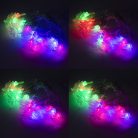 Karácsonyi fenyőfa alakú LED fényfüzér - multicolor / 2,8 méter, 20 LED, elemes