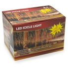 Dekorációs lelógó LED fényfüzér, 500 LED, hideg fehér - 25 méter