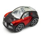 Átlátszó fedelű, 3D-s, világító kisautó
