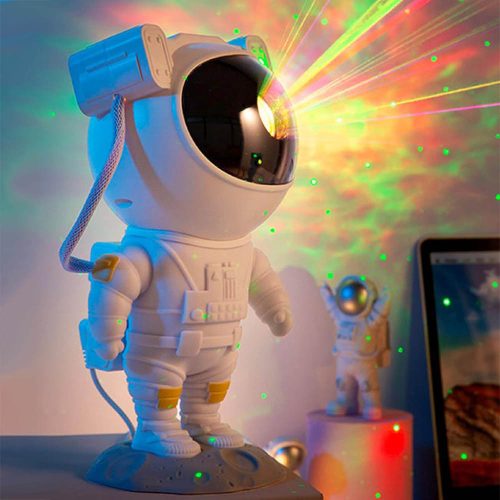 Asztronauta csillagkivetítős projektor - forgatható fejjel és távirányítóval