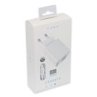 Ezra dupla USB-s gyorstöltő adapter és adatkábel Type-C csatlakozóval