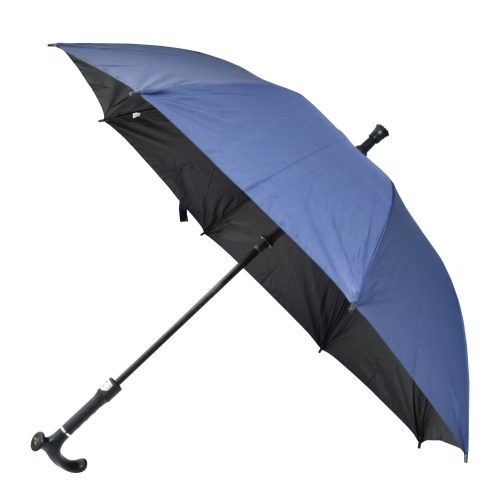 2 az 1-ben automata esernyő és sétabot - kék