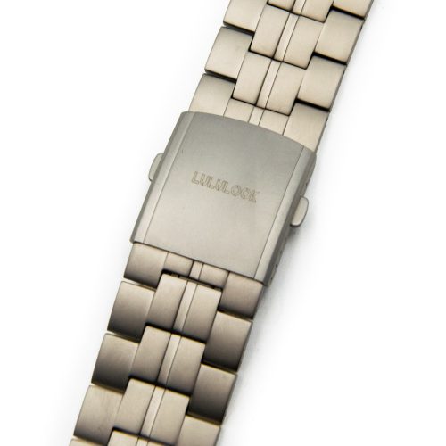 Titanium színű okosóra szíj Apple Watch okosórához