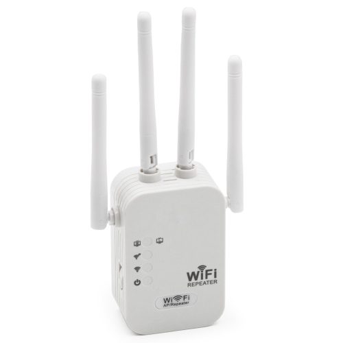 WIFI jelerősítő router 4 antennával