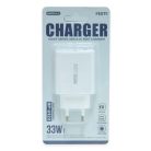 33W hálózati gyorstöltő adapter USB és USB-C kimenettel