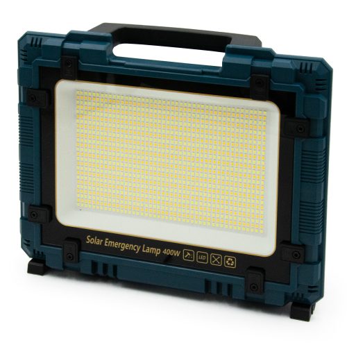 Napelemes 1125 LED reflektor töltöttséget jelző fénnyel - 400W