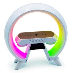   XM-X63 Okos RGB LED ébresztőóra, FM rádió és vezeték nélküli töltőállomás