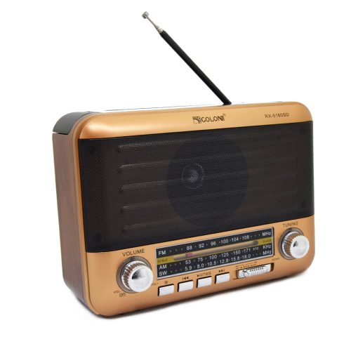Hordozható Rádió és Zenelejátszó – Retro dizájn ( RX – 5160SD ) 