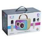 Vezetéknélküli karaoke szett – Bluetooth hangfal, 2 db mikrofonnal ( K13 ) 