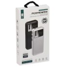 Powerbank/Hordozható telefontöltő, 3 db USB kimenet - 10.000mAh