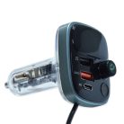 FM transzmitter autóba - töltésre és zenelejátszásra HM304