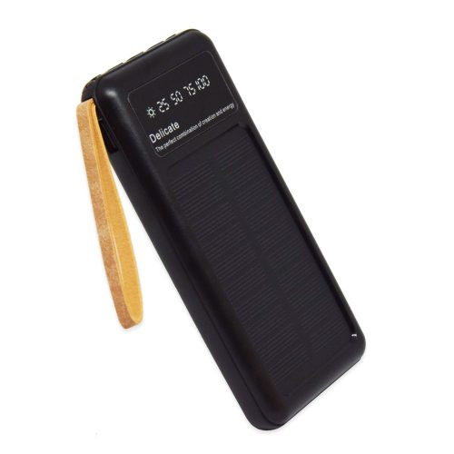 Hordozható napelemes Power Bank – 10 000 mAh