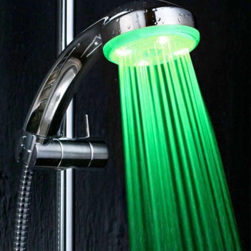 Világító LED zuhany / disco zuhanyfej