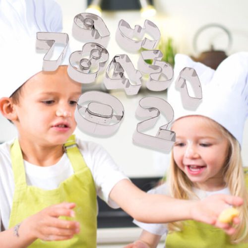 Számformájú süti formák / 9 darabos szett