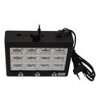 RGB LED stroboszkóp 12 leddel, hangvezérléses és automata mód / 60W