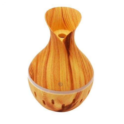 Új fahatású aromaterápiás párologtató hangulatvilágítással / ultrahangos párásító, 300 ml
