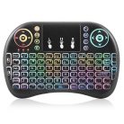 RGB mini vezeték nélküli billentyűzet touchpaddal / okostévéhez és TV boxhoz is