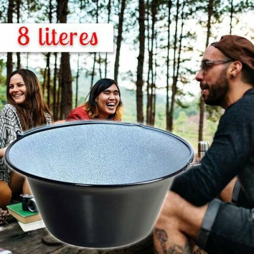 8 literes zománcozott bogrács