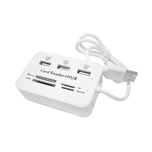 3-as USB elosztó és memóriakártya olvasó / USB HUB