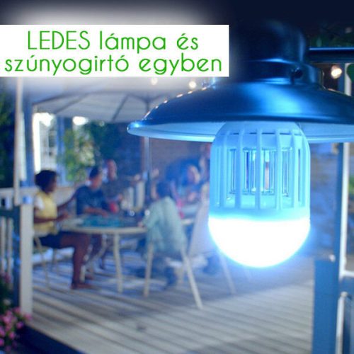 Szúnyogirtó LED lámpa UV-fénnyel E27 foglalatba