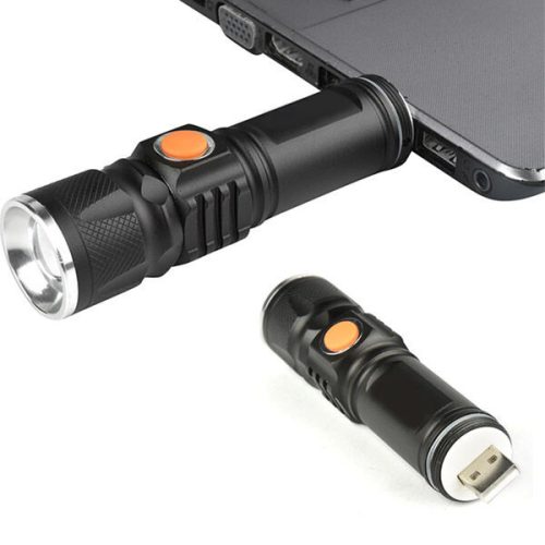 Mini Tech Light LED lámpa zoom funkcióval / USB-ről tölthető