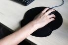 Ergonomikus egérpad gélpárnás csuklótámasszal