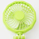 Kis, asztali ventilátor LED világítással / USB-ről tölthető