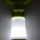 Kis, asztali ventilátor LED világítással / USB-ről tölthető