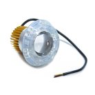 Motorkerékpár LED fényszóró - 1 db, 30W