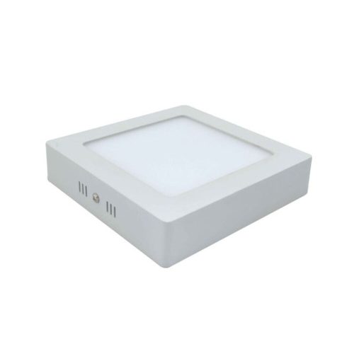 18W négyzetes, külső szerelésű LED panel – natur fehér