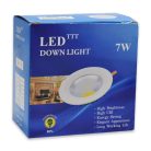 7W mini spot lámpa extra erős leddel, beépíthető - 100 mm