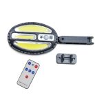 Energiatakarékos napelemes LED falilámpa távirányítóval - 96 COB LED (HB-8188A)