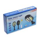 Energiatakarékos napelemes LED falilámpa távirányítóval - 96 COB LED (HB-8188A)