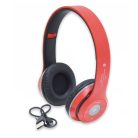 B460 Wireless fejhallgató, rádió és mp3 lejátszó / headset érintésvezérléssel, piros