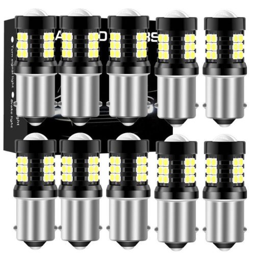 10db-os 21/5W 1157-3030-21SMD  - CANBUS - fehér - 12-24V