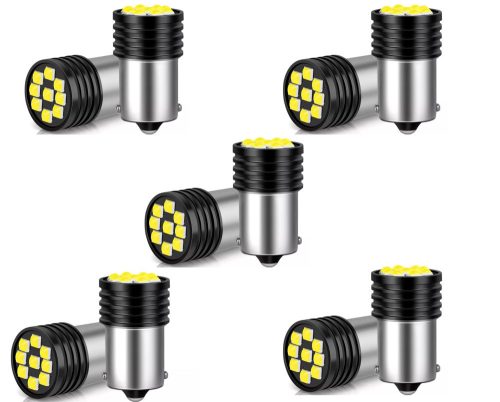 10db-os 21/5W 1157-9SMD - fehér - 5X - 12-24V