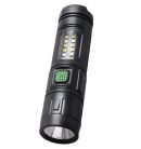 Akkumulátoros LED zseblámpa - USB-ről tölthető - 7 funkciós 