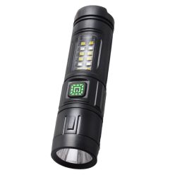   Akkumulátoros LED zseblámpa - USB-ről tölthető - 7 funkciós 