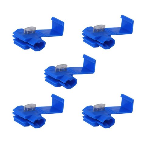 5DB-os Vezeték gyorscsatlakozó, kék, 0,75-2,5 mm vezetékhez - önmetsző / 86297